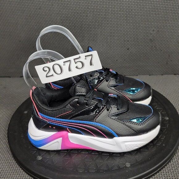 Puma RS-Pulsoid Shoes Toddler Sz 12 Black White Sneakers Trainers